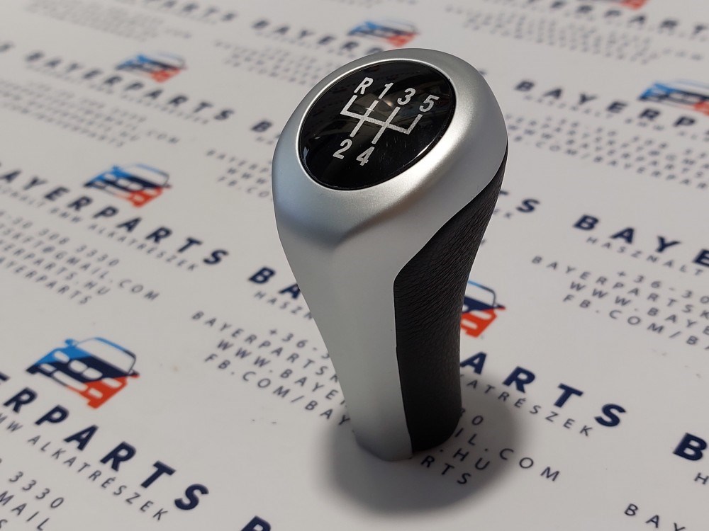 BMW E30 E32 E36 E34 E39 E46 E39 E90 E60 E87 stb. ezüst 5-ös új váltógomb váltókar 5. kép