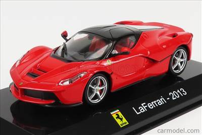 FERRARI LAFERRARI 2013 - CON VETRINA - WITH SHOWCASE RED BLACK