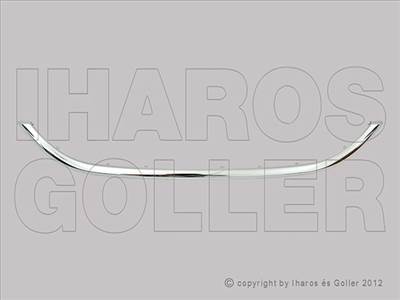 Fiat Tipo 2015- - Hűtődíszrács alatti krómdíszléc -20