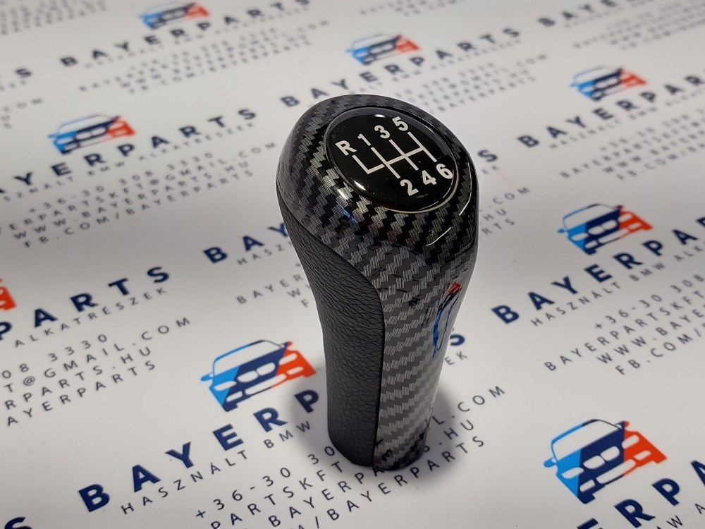 BMW E30 E32 E36 E34 E39 E46 E39 E90 E60 E87 stb. karbon carbon 6-os új váltógomb váltókar 2. kép