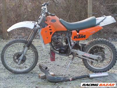KTM GS 250-ES MKP.-RÓL LEVETT TELJES KIPUFOGÓRENDSZER OLCSÓN