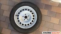   2db.Vw 5x112 lyukosztású 16" újszerű lemezfelni, rajta 205/60 újszerű Bridgestone téli gumi gumi.