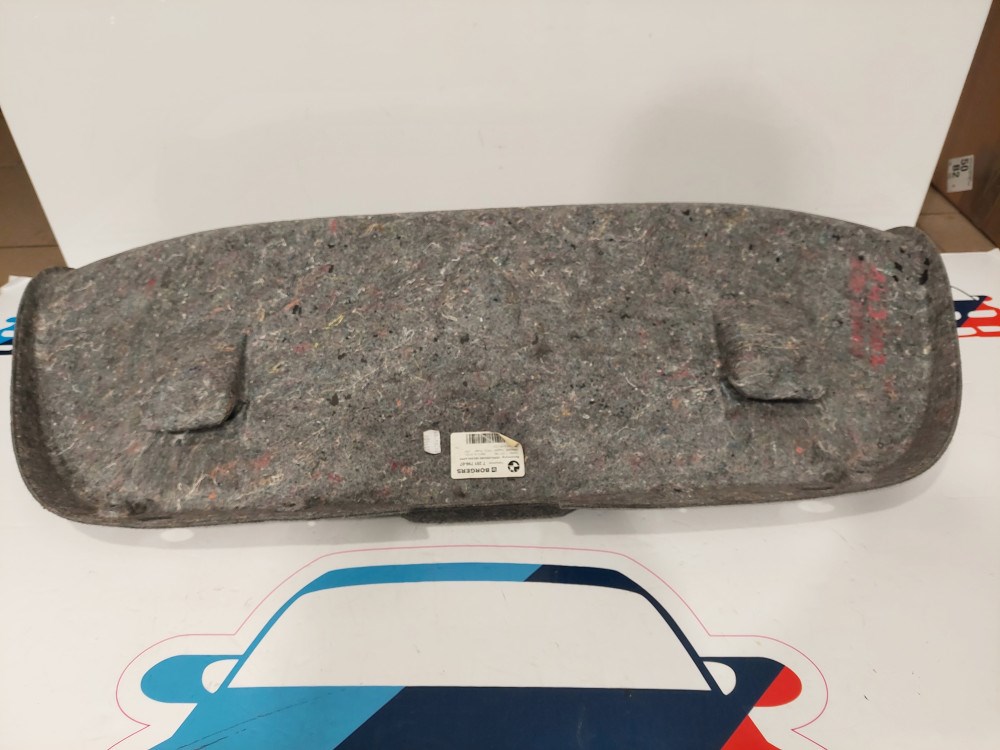 BMW E90 LCI sedan csomagtér ajtó kárpit borítás szövet 5. kép