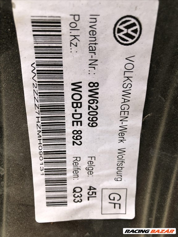  5x120 lyukosztású 17" új (gyári felni) lemezfelni, rajta 215/60 új Dunlop téli gumi gumi  8. kép