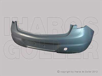 Opel Astra K 2015-2021 - Hátsó lökh. alap. 5 ajtós, 6 szenz./PDC jel. *