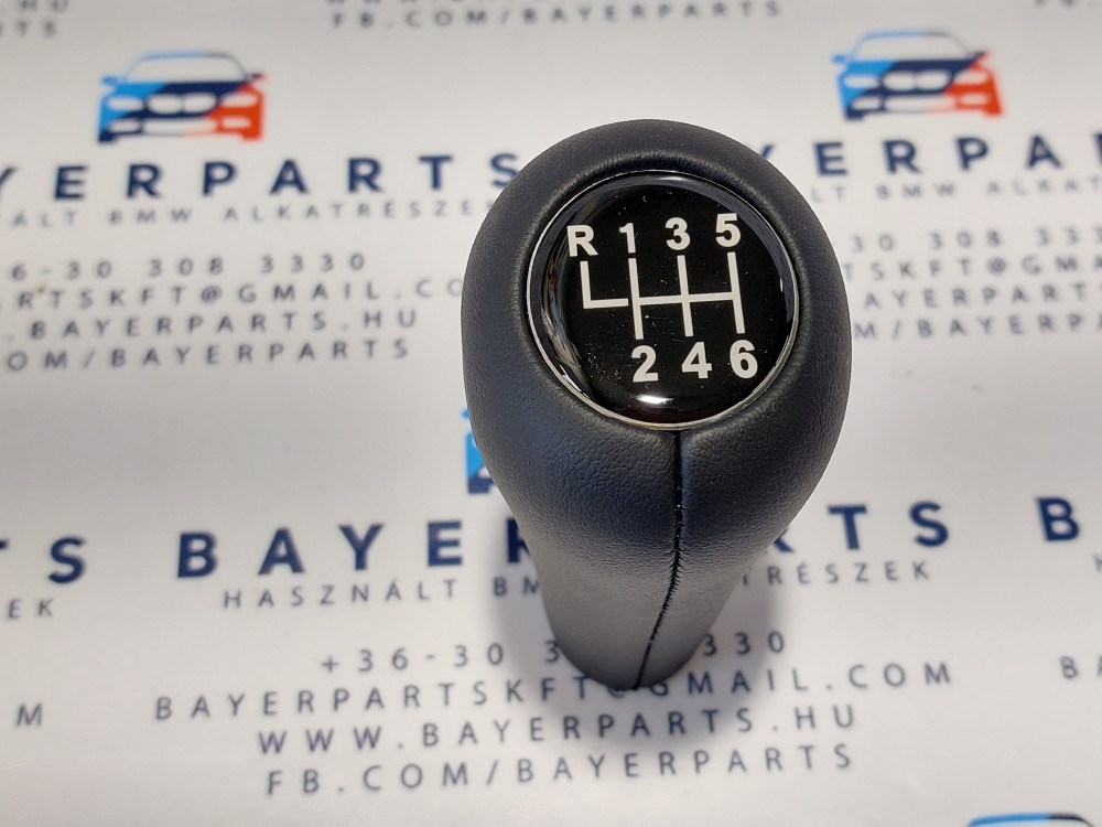 BMW E30 E32 E36 E34 E39 E46 E39 E90 E60 E87 stb. fekete 6-os új váltógomb váltókar 3. kép