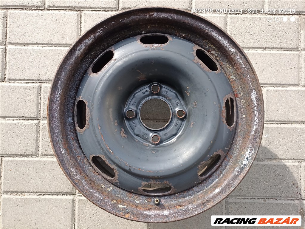 4x108 15" Citroen / Peugeot használt gyári lemezfelni garnitúra (R020) 5. kép