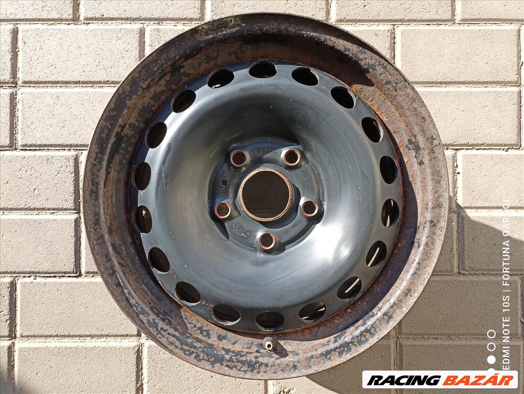 5x112 15" Volkswagen használt lemezfelni garnitúra (R024) 3. kép