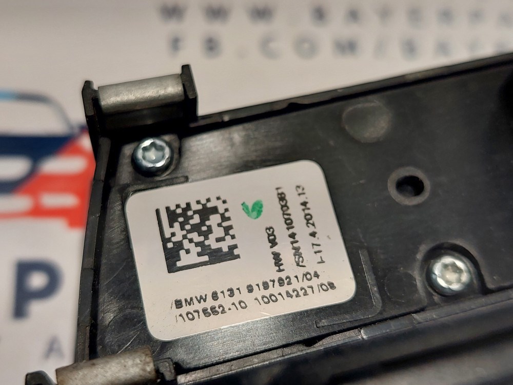 BMW F10 F11 F12 F13 középkonzol PDC kapcsoló panel - jobbkormányos 4. kép