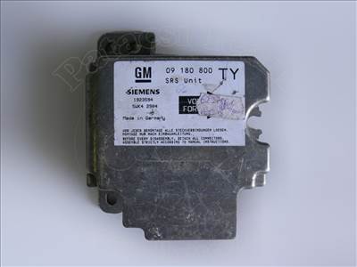 Opel Vectra B 1995-2001 - vezérlőegység, légzsák, kivéve ONSTAR, jelölés: TY 