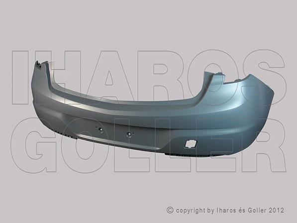 Opel Astra K 2019-2022 - Hátsó lökh. alap. 5 ajtós, 6 szenz./PDC jel. * 1. kép