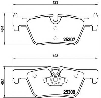 BREMBO P 06 071 - fékbetét BMW BMW (BRILLIANCE)