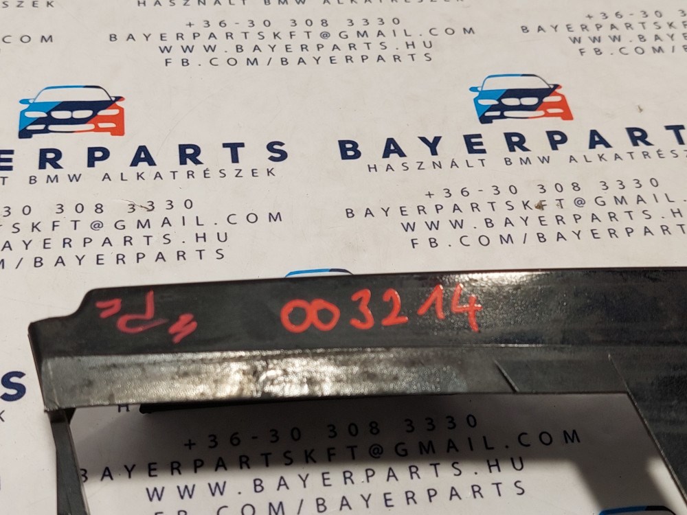 BMW E46 coupe cabrio bal elsõ fekete fényszórómosós lámpamosó bajuszléc bajusz léc 5. kép