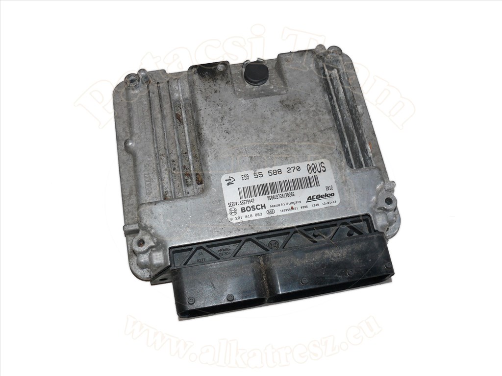 Opel Meriva B 2009-2017 - vezérlőegység, motor, (a/y/z)13,20(dt/dte/dth/dtj/dtl/dtr), jelölés: 00US 1. kép