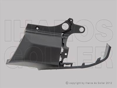 Citroen Berlingo 2018-2024 - Hátsó lökh.sarok bal fekete, rövid (1 h. ajtós)