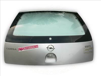 Opel Corsa C 2000-2006 - csomagtérfedél, üres, kivéve hátsó spoiler, üveggel, több szín!