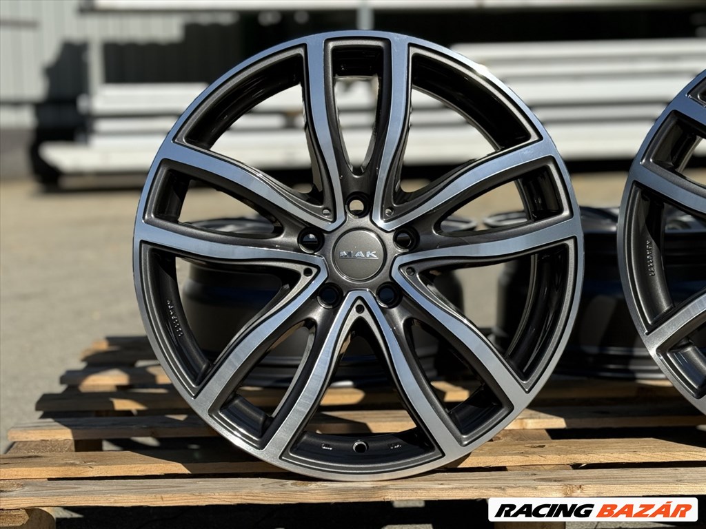 R17 5x120 (72.6) MAK FAHR GUN MET-MIRROR FACE 8J ET30  8x17 17" új bmw alufelnik 2. kép