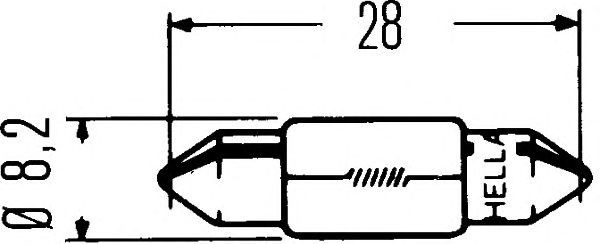 HELLA 8GM 002 094-121 - izzó INTERNATIONAL HARV. 1. kép