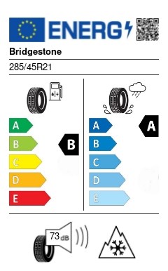 Bridgestone Blizzak LM005 285/45 R21 113W XL FR M+S 3PMSF off road, 4x4, suv téli gumi 2. kép