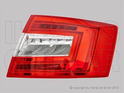 Skoda Octavia 2013-2016 - Hátsó lámpa jobb, LED-es (4 ajtós)