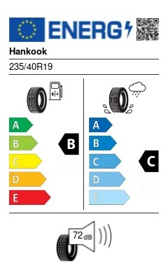 HANKOOK 235/40 R19 96W XL K127 VENTUS S1 EVO 3 nyári gumi 2. kép