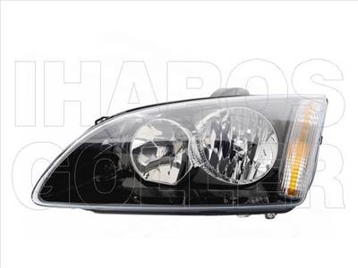 Ford Focus 2004-2007 - Fényszóró H7/H1 bal (fekete házas) TYC