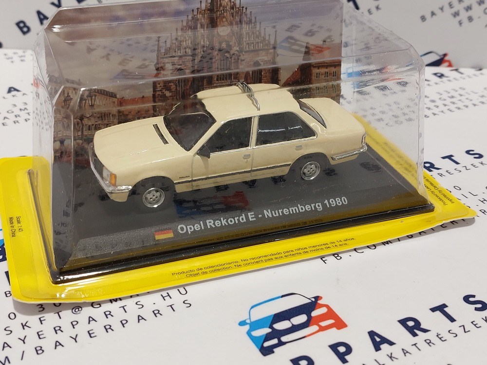 Opel Rekord E Taxi Nuremberg (1980) - Edicola - 1:43 2. kép