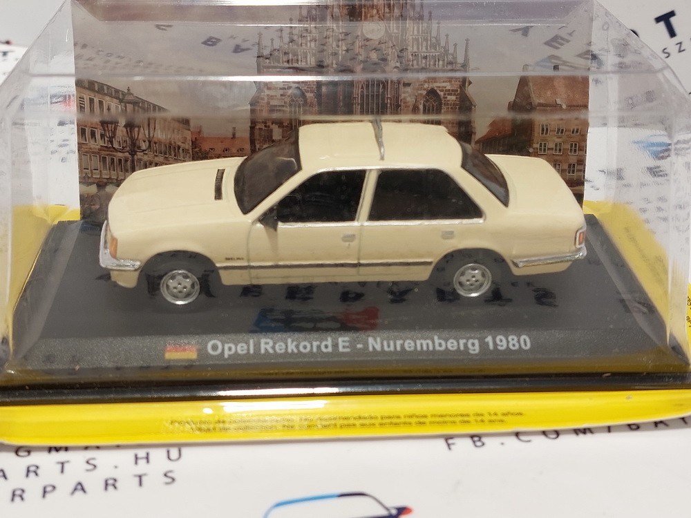 Opel Rekord E Taxi Nuremberg (1980) - Edicola - 1:43 3. kép