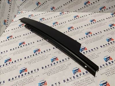 BMW E90 E91 sedan touring bal első fekete ajtó külső oszlop takaró léc díszléc dekorléc oszloptakaró borítás