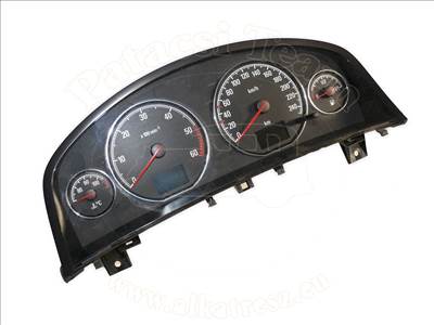 Opel Signum 2002-2007 - műszeregység, 250 kmh , szövött ezüstgyűrű, diesel, -04, CVT váltóhoz, jelölés: CZ/WF/JC