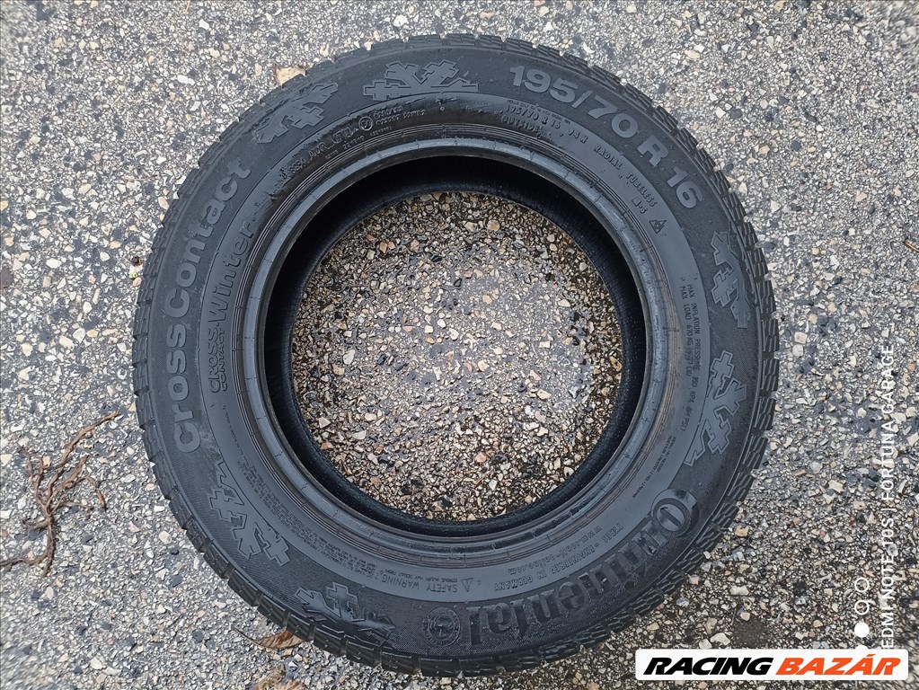 195/70 R16" Continental használt téli gumik 3. kép