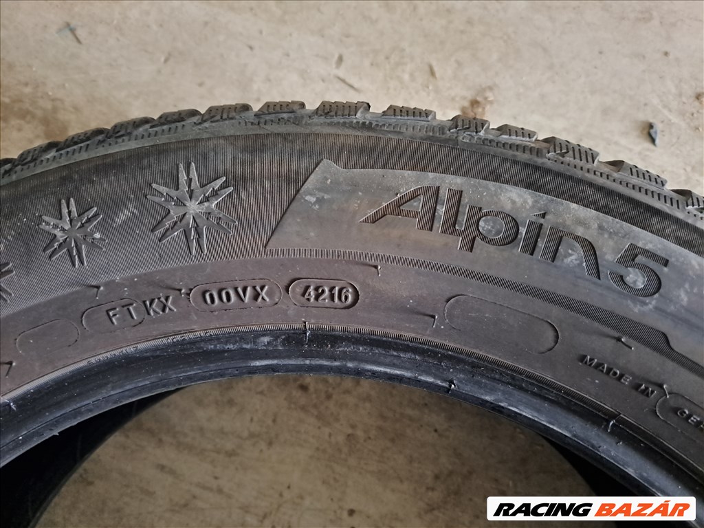 4db 215/60 R17 Michelin Alpin 5 téli gumi eladó!!! ára! 15000Ft/db Állapota: 6mm minta  8. kép