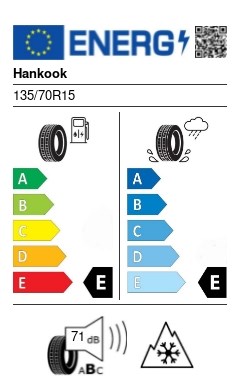 Hankook W452 Winter iCept RS2 135/70 R15 70T téli gumi 2. kép