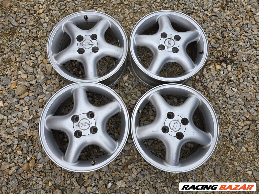  15"-ös,4x100-as újszerű gyári Opel alufelni 2. kép