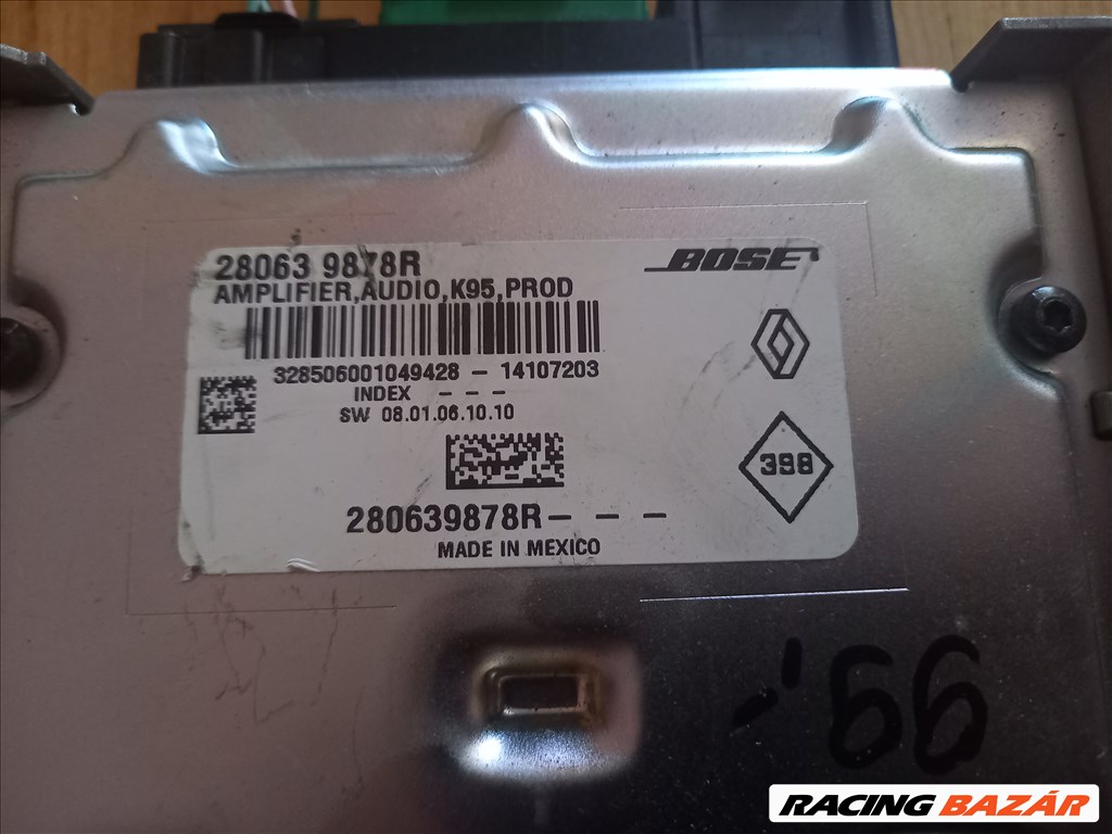 Renault Mégane III Bose erősítő 280639878r 4. kép