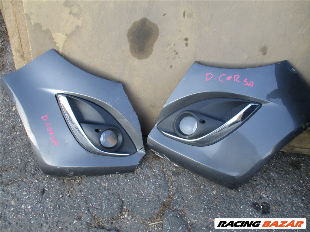 Opel Corsa D ködlámpa lámpakerettel facelift 1. kép