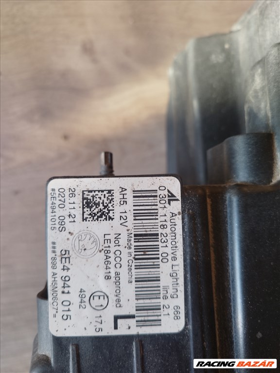 Skoda Octavia IV led fényszóró  5e4941016 5e4941015 6. kép