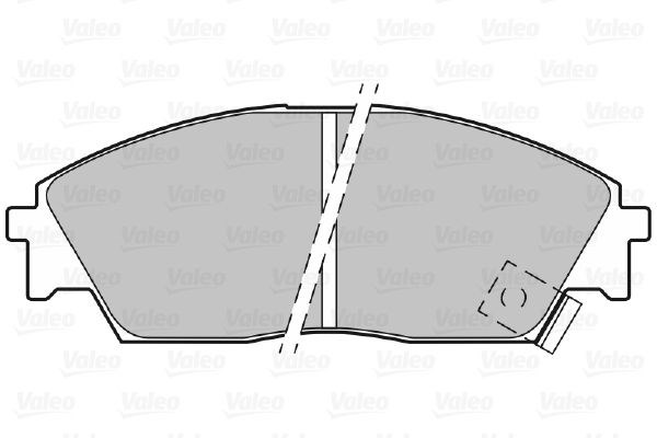 fékbetétkészlet, tárcsafék VALEO 598248 for HONDA 2. kép