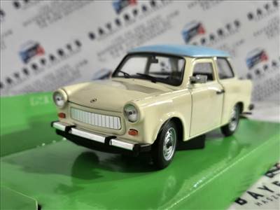 Trabant 601 - Welly - bézs - kék 1:24