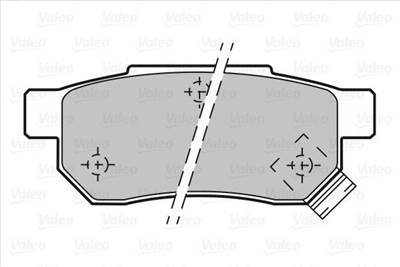 Fékbetét készlet VALEO 598286
