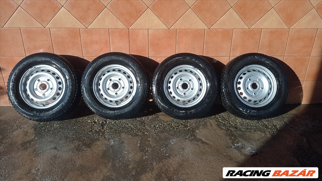 FORD TRANSIT 16" LEMEZFELNI 5X160 TÉLI 235/65R16C GUMIVAL OLCSÒN!!!! 1. kép