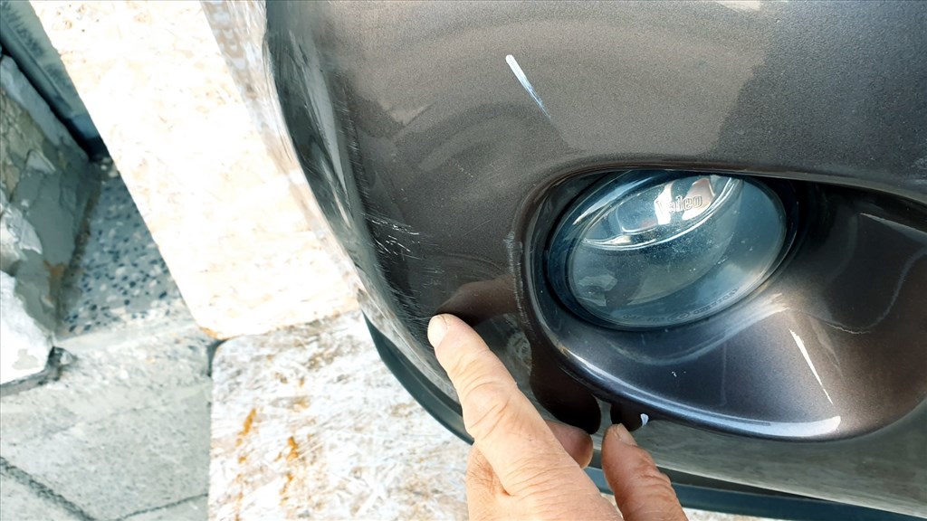 509943 Nissan X-Trail, 2008, Ködlámpás Mosós Első Lökhárító, 62022JG44H 5. kép