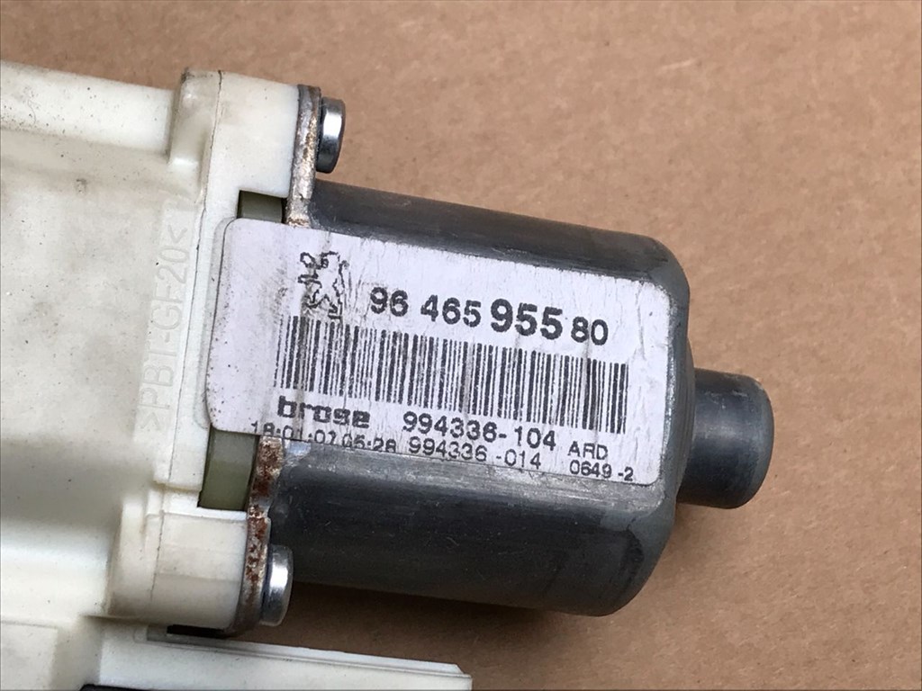 PEUGEOT 407 6D_ Jobb hátsó Ablakemelő Motor (22424) 9646595580 3. kép