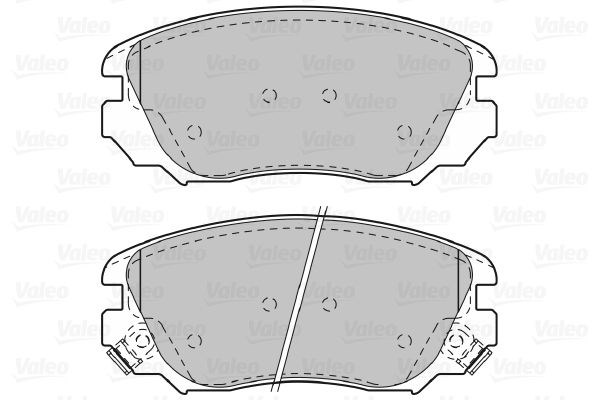 fékbetétkészlet, tárcsafék VALEO 601047 for OPEL, CHEVROLET, BUICK, VAUXHALL, … 2. kép