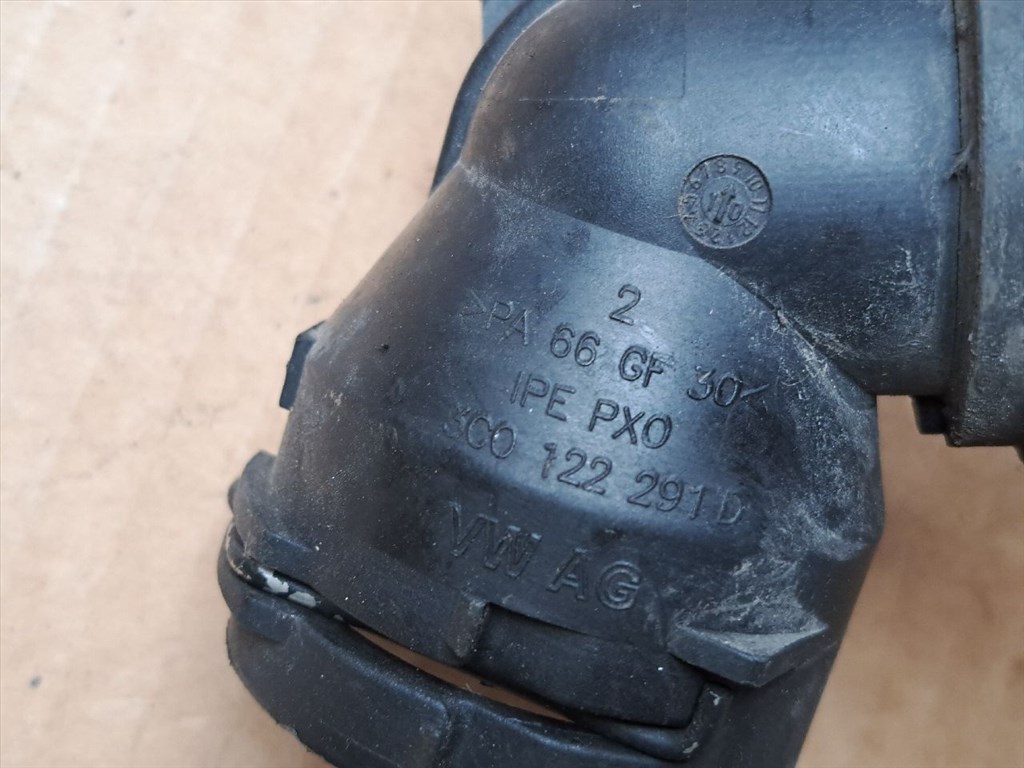 VW GOLF VI 5K1 Vízhűtő Cső Felső (47531) 1K0122101JR 5. kép