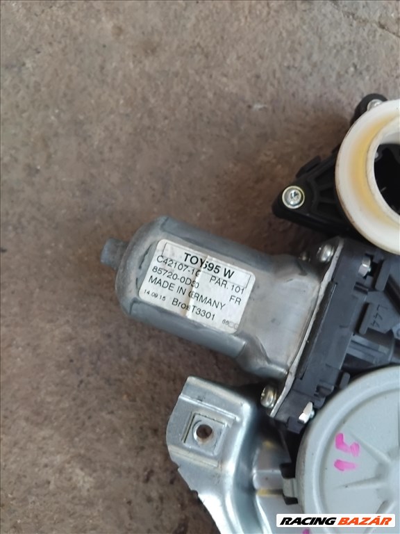 Toyota Yaris (XP130/XP150) Bal első ablakemelő szerkezet motorral 2502 toy595w 3. kép