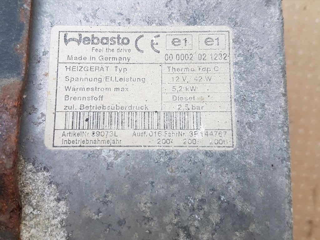 RENAULT ESPACE IV JK0/1_ Állófűtés (Részeivel) (32460) 3F144767 3. kép