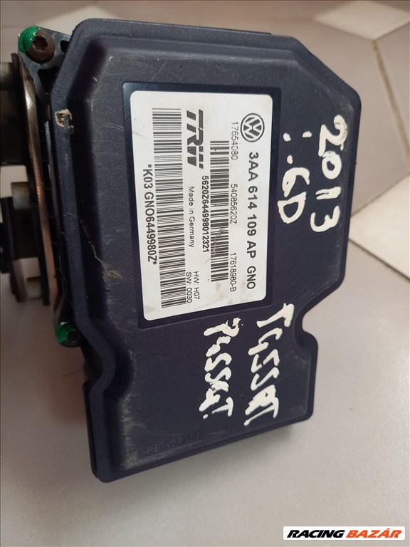 Volkswagen Passat B7 ABS kocka 3aa614109ap 6. kép