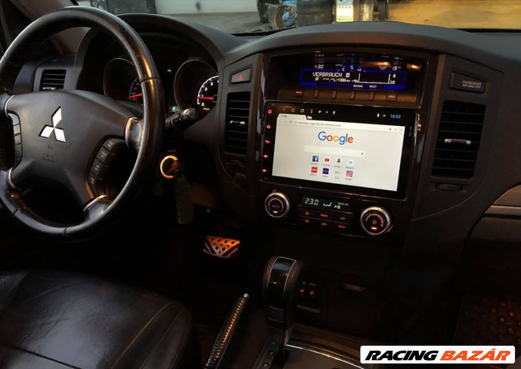 Mitsubishi Pajero CarPlay Android Multimédia Fejegység GPS Rádió Tolatókamerával 4. kép