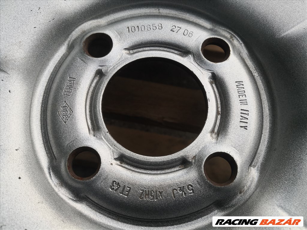 Renault 15-ös acélfelnik 4x100-as 7. kép